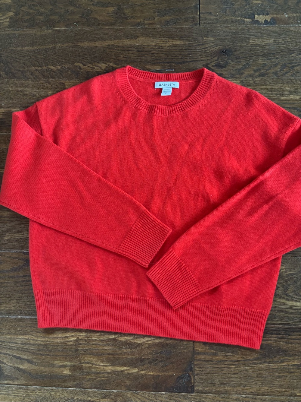 Athleta women’s Red Crewneck Sweater